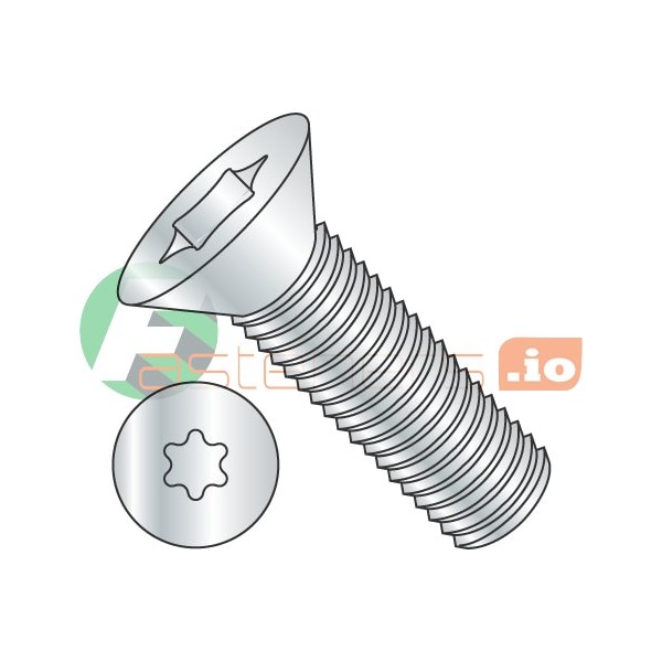 Newport Fasteners #8-32 x 1-1/4 in Torx Flat Machine Screw, Zinc Plated Steel, 5000 PK 396876 - main